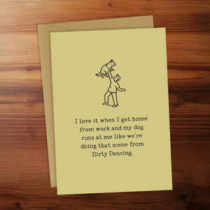 Card Pretty Funny - Dirty Dancing