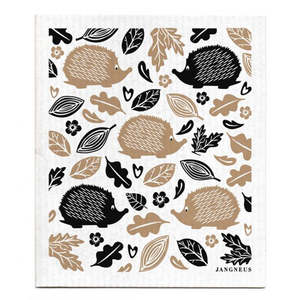 Homewares: Jangneus - Black Sand Hedgehog Dishcloth