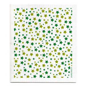 Homewares: Jangneus - Green Sparkle Dishcloth