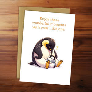 Blackwell Press: New Baby Card - Enjoy these wonderful moments with your little one
