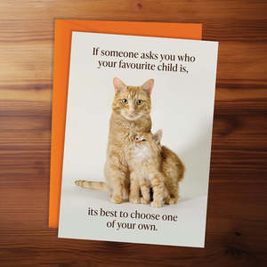 Mother's Day Card - If someone asks you who your favourite child is, it&apo&hellip;