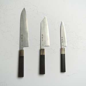 Sakai Kikumori VG10 Set - Gyuto, Bunka, Petty