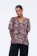Vallis Top - Exclusive Chocolate/Ivory Print