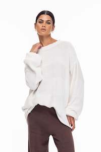 Knitwear Jackets Coats: Open My Heart Jumper - Ivory