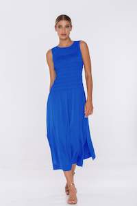 Summer Colour: Will You Be Mine Dress - Cobalt