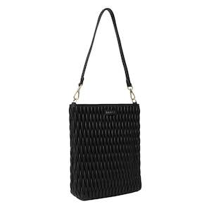 Gift Edit: Saben - Claudette Shoulder Bag - Black Diamond Quilt