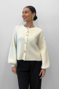 Cardigans: Cropped Party In A Cardi - Ivory