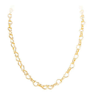 Mothers Day Edit: Fairley - Vintage Heart Chain Necklace - Gold