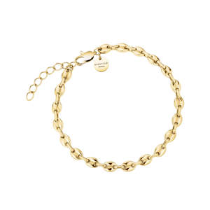 Rosefield - Coffee Bean Small Chain Bracelet - Gold