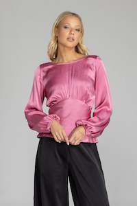 The Workwear Edit: Silent Spark Top - Deep Rosewater