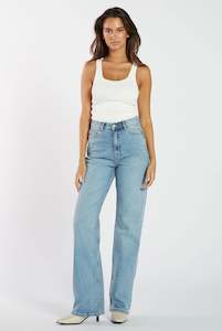 Dr Denim - Echo Straight Jeans - Bay Blue Jay