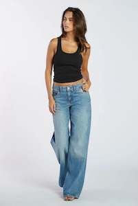 Dr Denim - Rhue Wide Jeans - Stream Sky Fade