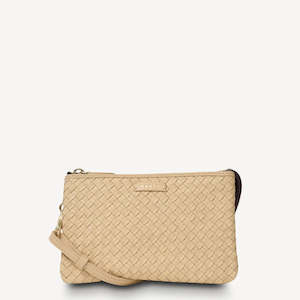 Saben: Saben - Tilly Crossbody - Raffia Stitched Weave