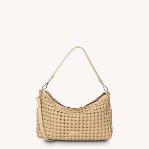 Saben: Saben - Claudia Crossbody - Raffia Braid