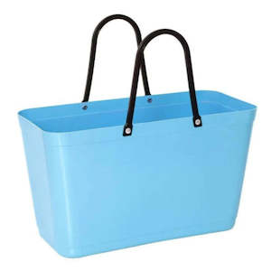 Hinza: Hinza - Green Plastic Bag - Light Blue