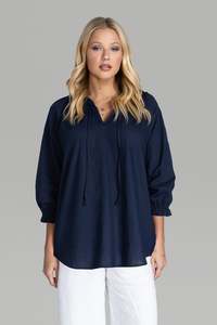 Charlotte Top - Navy