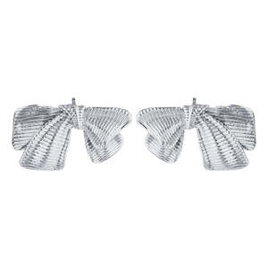 Gimme - Zara Bow Silver Earrings
