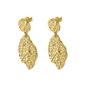 Jewellery: Castel & Co - Cleo Earrings - Gold