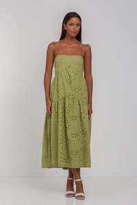 Love Me Like You Say Dress - Fern