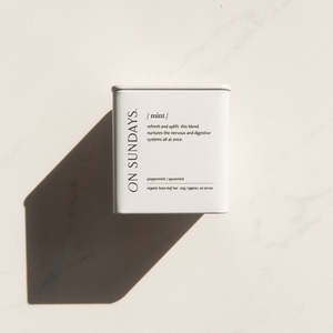 On Sundays: On Sundays - Mint Loose Leaf Tea - 20 serves