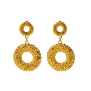 Accessories: Castel & Co - Zola Earrings - Gold