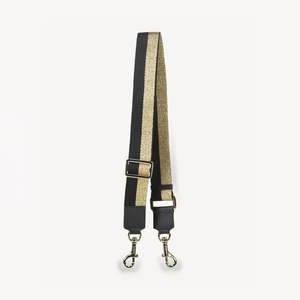 Saben - Feature Strap - Webbing - Gold + Black Stripe