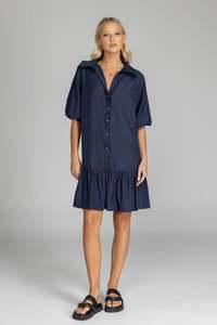 Marilou Dress - Navy