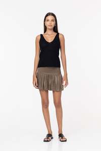 Miami Mini Skirt - Light Army