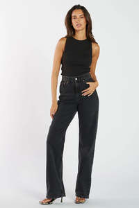 Weekend Edit: Dr Denim - Echo Straight Jeans - Tar Retro Black