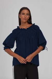 Sale Tops: With Hope Top - Navy
