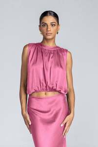 Sale Tops: Exuberance Top - Deep Rosewater