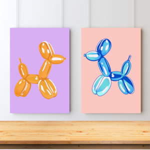 Balloon Dog Double Art Set