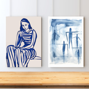 Beautiful Blues Art Set