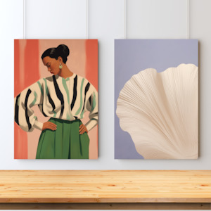 Double: Gracie + Coral Ripple Art Set