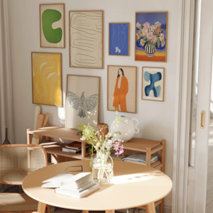 Maximalist Brights Art Gallery - 8 piece