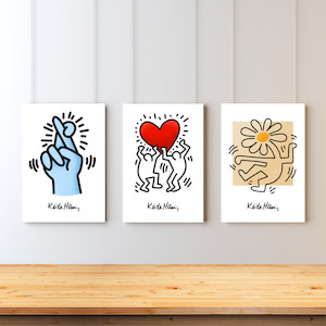 Keith Haring Triple Art Set