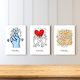 Keith Haring Triple Art Set