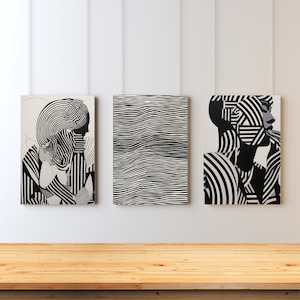 Tripe: African Lines Triple Art Set