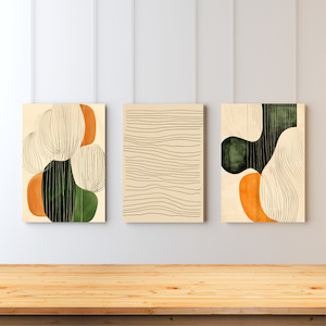 No Straight Lines Art Set