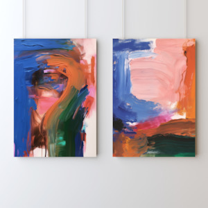 Abstract: Paint About Town Art Set