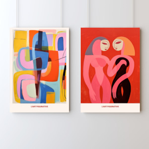 Abstract: L'Art Figurative Art Set