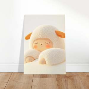 Kids: Fluffy Sheep Asleep