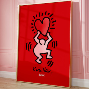 The Artists: Keith Haring Red Heart