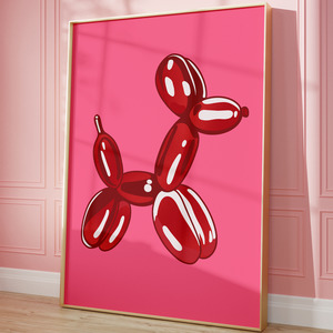 Modern Love: Balloon Dog Maroon