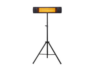 Products: 2000W Carbon Series Radiant Free Standing Wall Mounted Heater + Tripod Stand