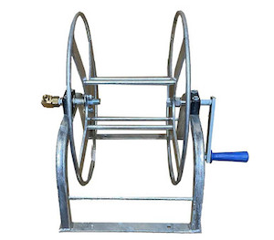 Galvanised Single Medium HP Hose Reel 3/8" x 50M capacity
