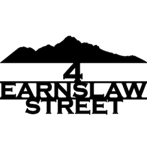 Products: Walter Peak - Address Panel - Weathering Steel - Blazen.Metal