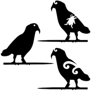 Products: Kea Perching - Weathering Steel Bang'n Birds - Blazen.Metal