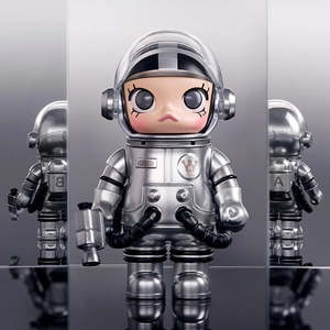 Pop Mart Blind Box Collectibles: POP MART MEGA SPACE MOLLY 100% Refraction Limited to 2pcs per Order