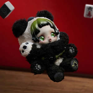 POP MART SKULLPANDA Lazy Panda Plush Doll Pendant Limited Edition